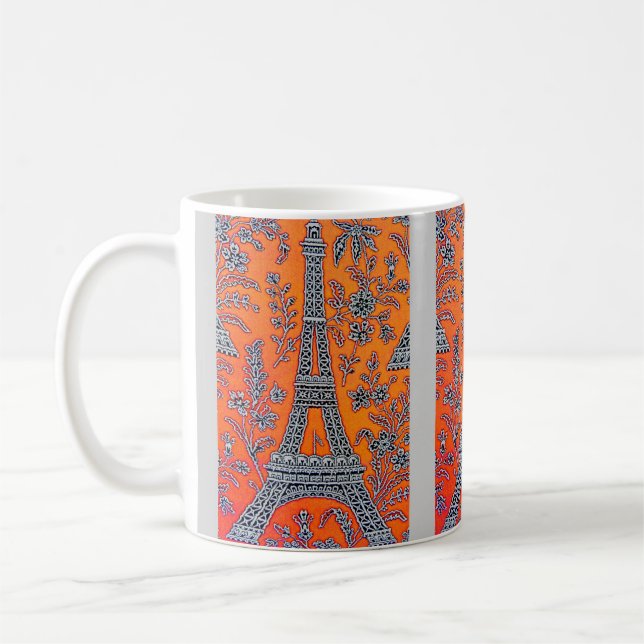 J'aime la tasse vintage de Paris Paris (Gauche)