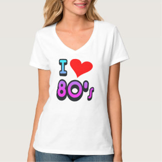 J'AIME le 80' S-Grand rétro T-shirt des années