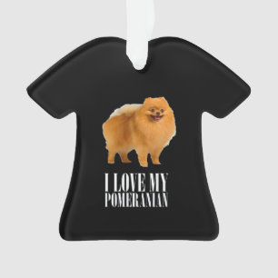 J'aime le cadeau de Chien Poméranien