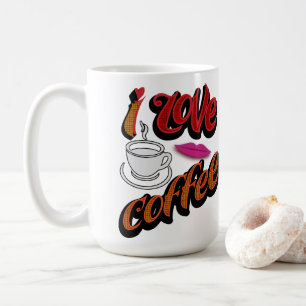"J'aime le café" tasse à café