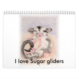 J'aime le calendrier de planeurs de sucre