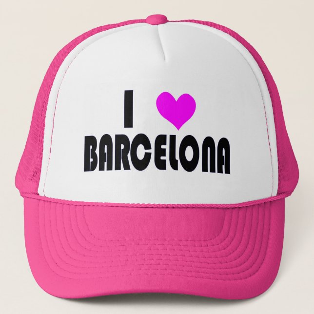 J'aime le casquette de Barcelone (Devant)