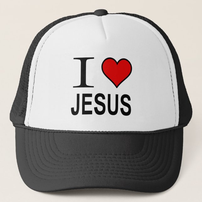 J'aime le casquette de camionneur de Jésus (Devant)