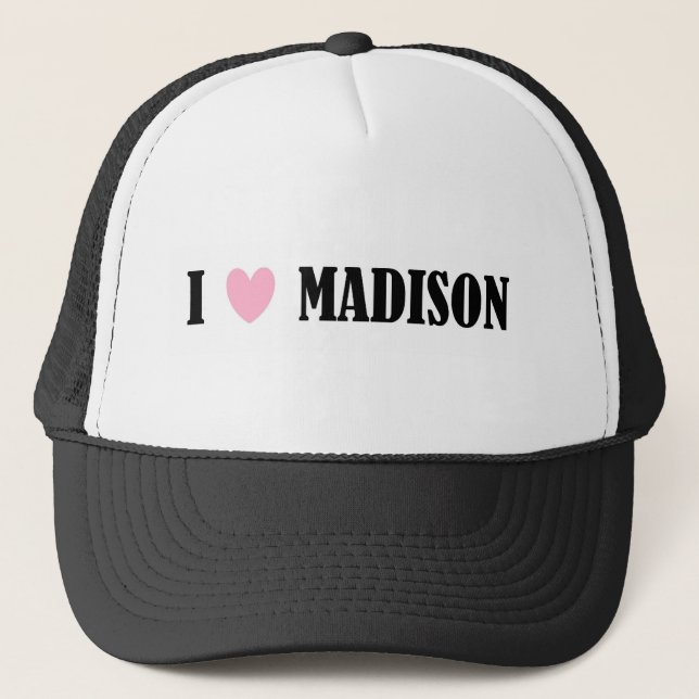 J'AIME LE CASQUETTE DE MADISON (Devant)