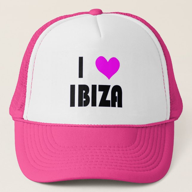 J'aime le casquette d'Ibiza (Devant)