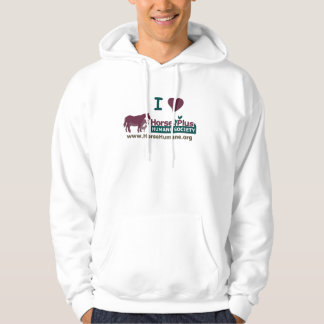 J'aime le cheval plus - le sweat - shirt à capuche
