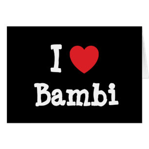 J'aime le coeur de Bambi T-Shirt
