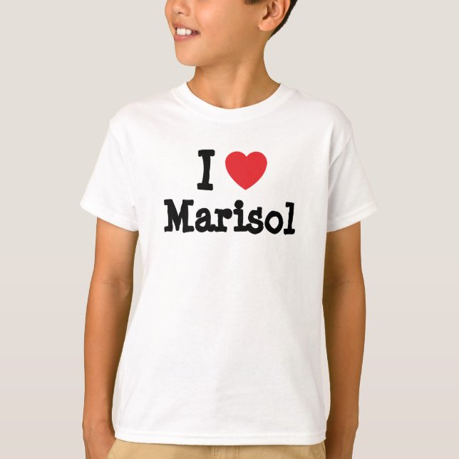 J'aime le coeur de Marisol T-Shirt (Devant)