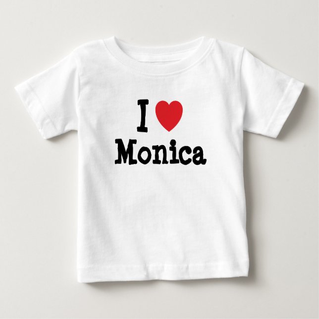 J'aime le coeur de Monica T-Shirt (Devant)