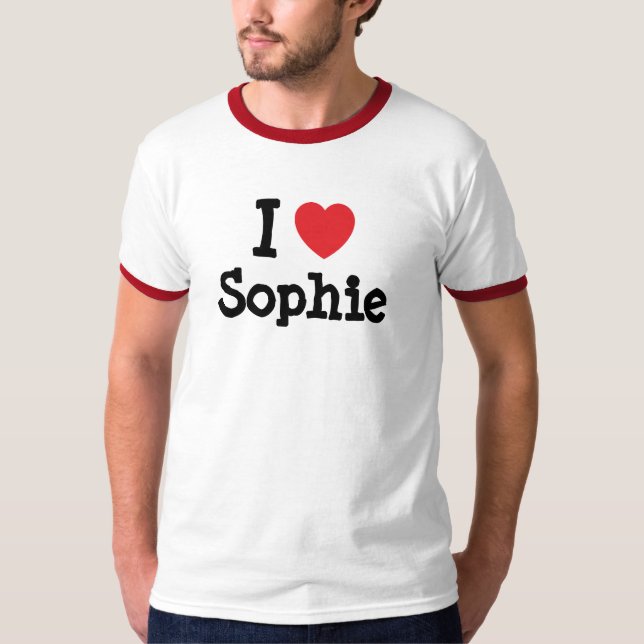 J'aime le coeur de Sophie T-Shirt (Devant)