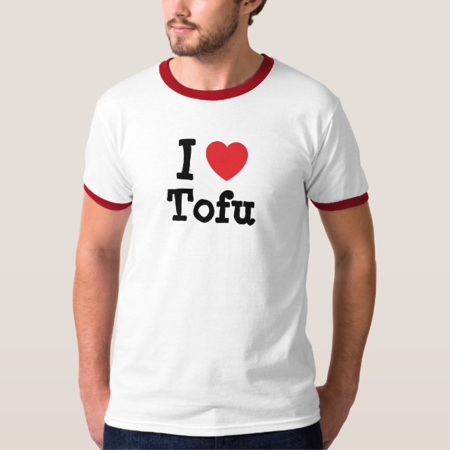 J'aime le coeur de Tofu T-Shirt (Devant)