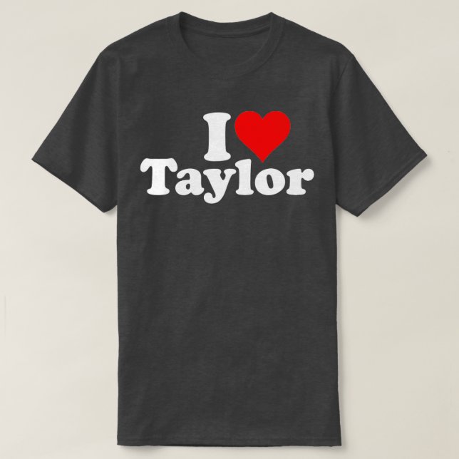 J'AIME LE COEUR TAYLOR TShirt (Design devant)