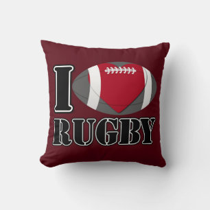 J'aime le Coussin de rugby