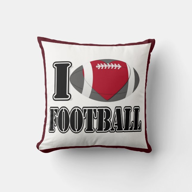 J'aime le coussin du football (Recto)