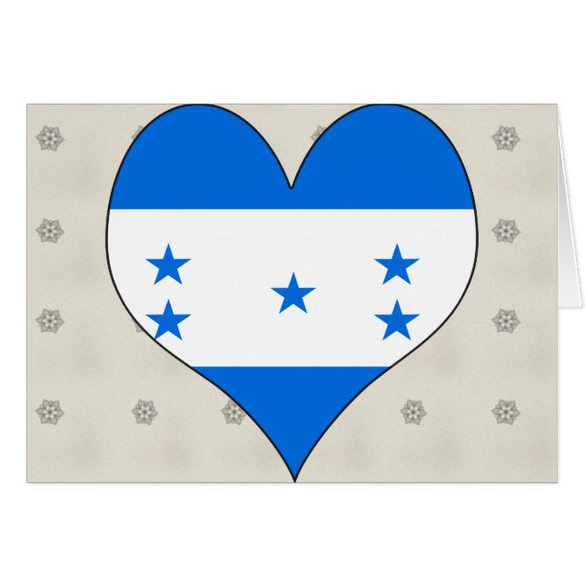 J'aime le Honduras (Devant horizontal)
