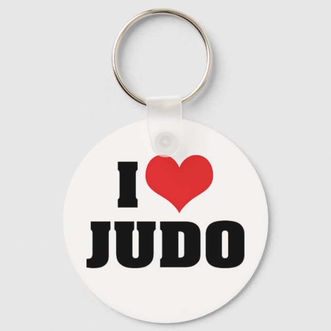 J'aime le Judo Porte-clés (Recto)