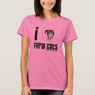 J'aime le long T-shirts de douille de dames
