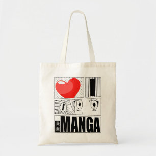 J'AIME le MANGA, sac fourre-tout