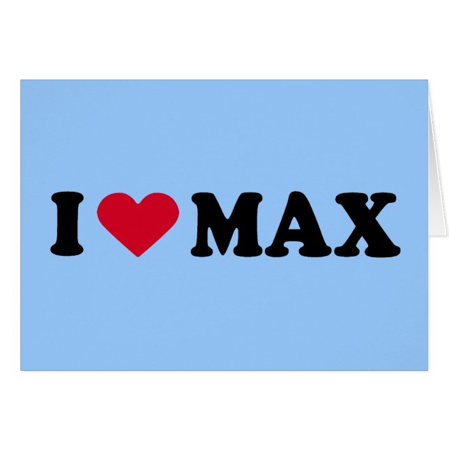 J'AIME LE MAX (Devant horizontal)