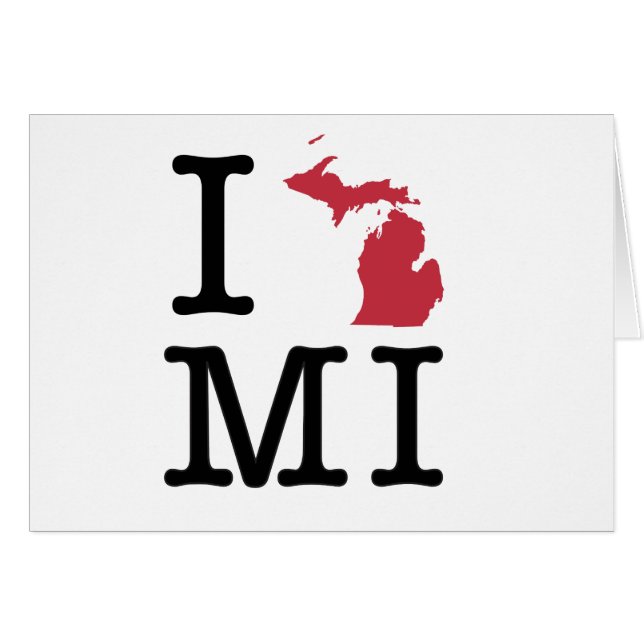 J'aime le Michigan (Devant horizontal)