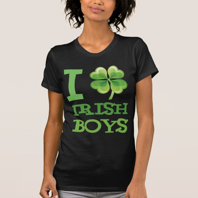 J'aime le petit T-shirt de dames irlandaises de (Devant)