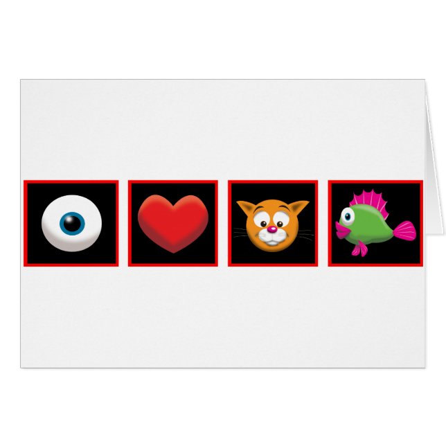 J'aime le poisson-chat (Devant horizontal)