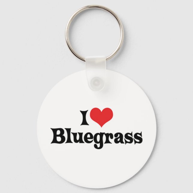 J'aime le porte-clés Bluegrass (Recto)