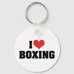 J'aime le porte-clés de boxe