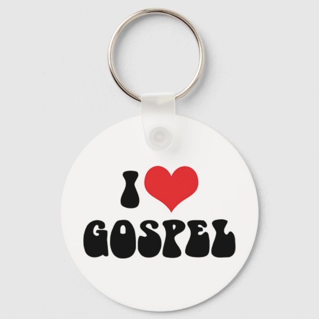 J'aime le porte-clés Gospel (Recto)
