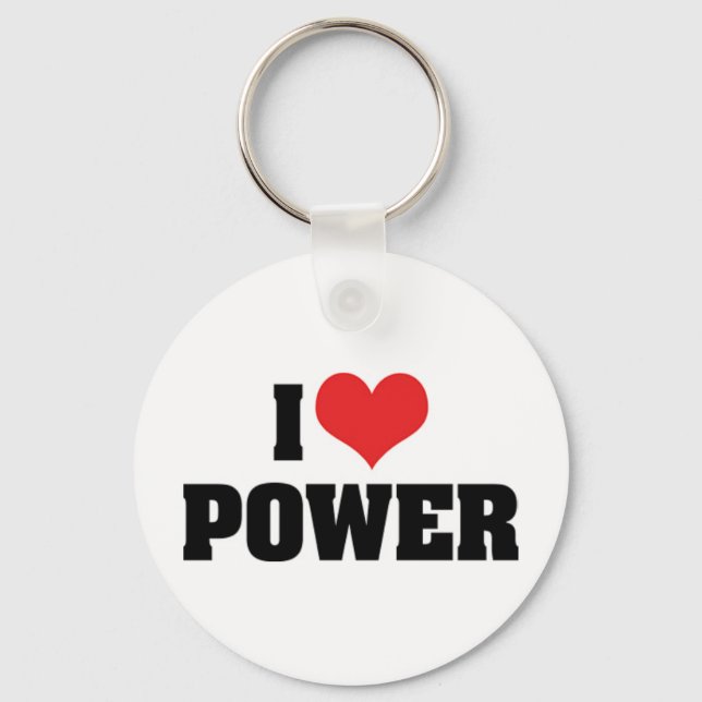 J'aime le porte-clés Power (Recto)