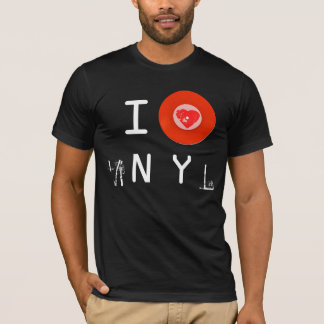 J'AIME LE RÉTRO T-SHIRT DE VINYLE