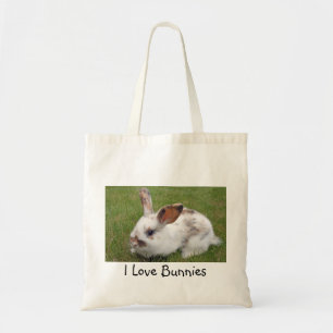 J'aime le sac à provisions de lapins