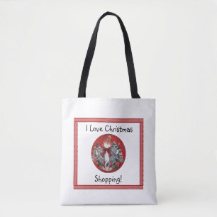 J'aime le sac à provisions de Noël
