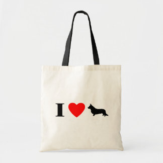J'aime le sac de Corgis de Gallois de cardigan