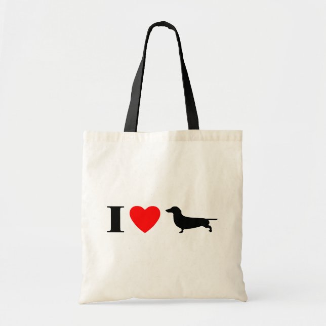 J'aime le sac de teckels (Devant)
