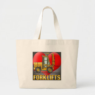 J'aime le sac fourre-tout à chariots élévateurs