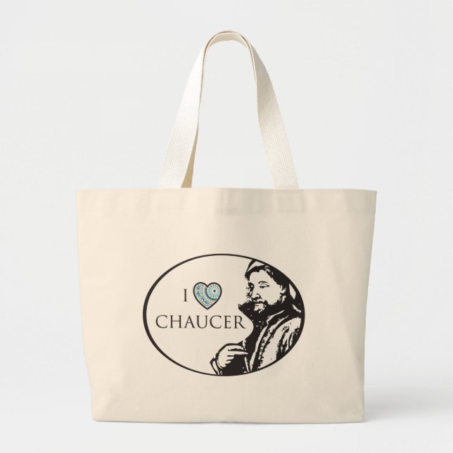 J'aime le sac fourre-tout à Chaucer (Devant)