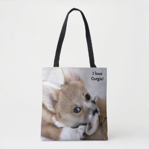 J'aime le sac fourre-tout à Corgis