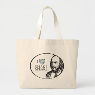 J'aime le sac fourre-tout à Shakespeare