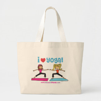 J'aime le sac fourre-tout à yoga