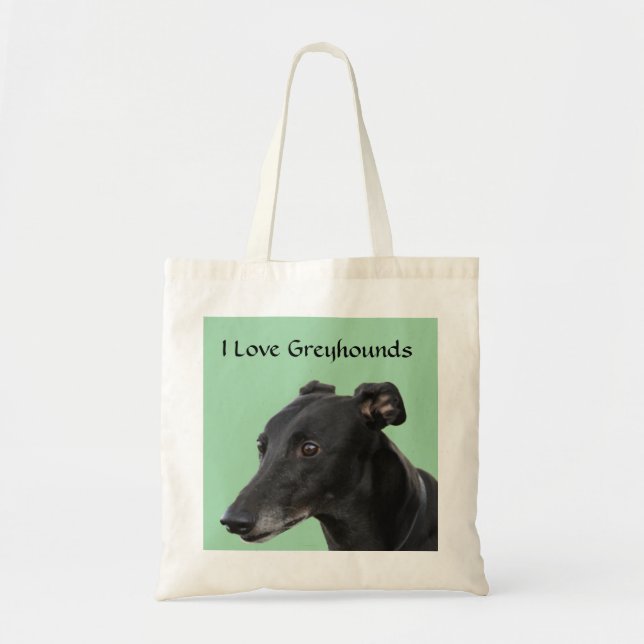 J'aime le Sac fourre-tout budgétaire Greyhounds Ca (Devant)