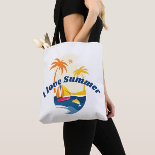 J'aime le Sac fourre-tout d'été
