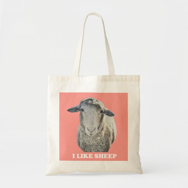 J'Aime Le Sac fourre-tout Funky Du Mouton (Devant)