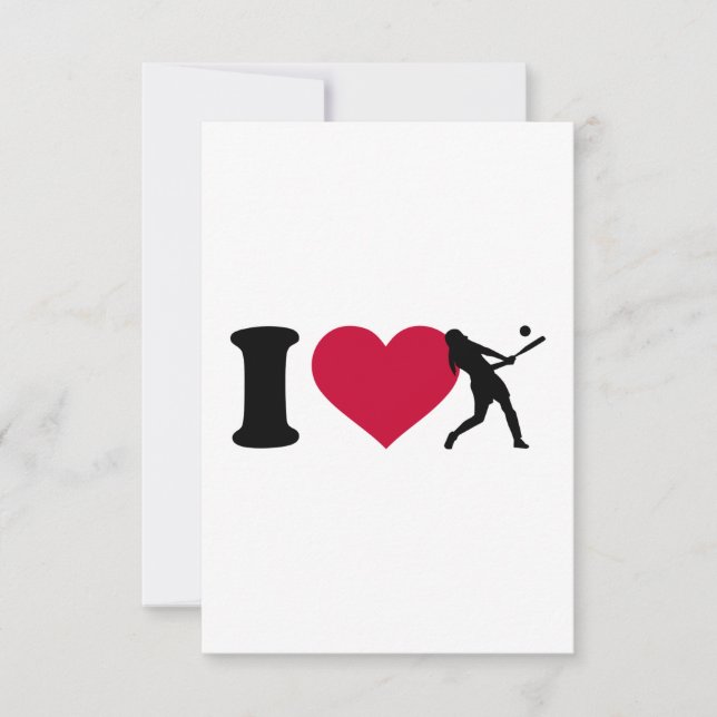 J'aime le softball (Devant)