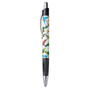 J'aime le stylo coloré de perroquets
