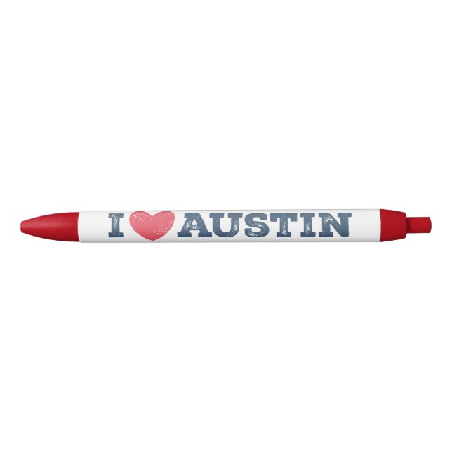 J'aime le stylo d'Austin le Texas (Devant)