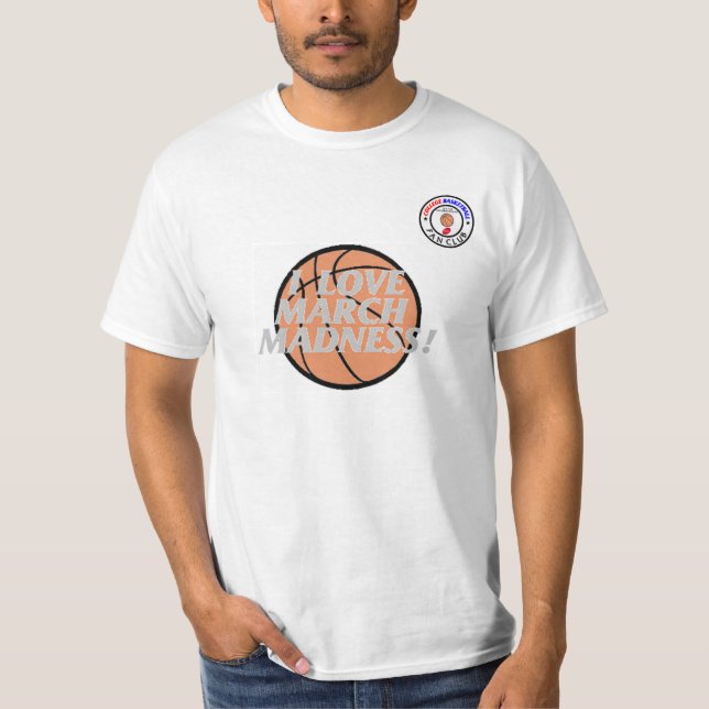 J'AIME LE T-SHIRT 118 DE BASKET-BALL D'UNIVERSITÉ (Devant)