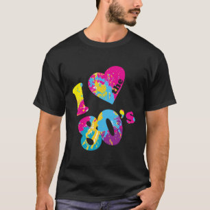 J'Aime Le T-Shirt À Manches Longues Des Années 80