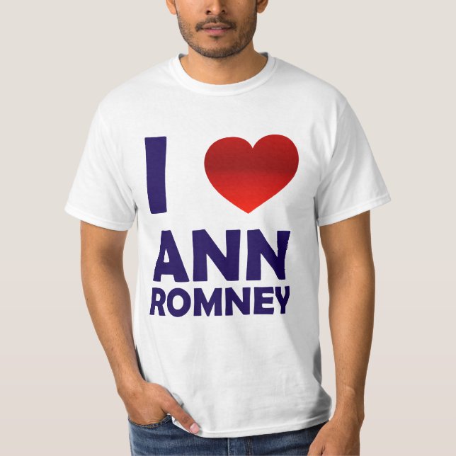 J'aime le T-shirt d'Ann Romney (Devant)