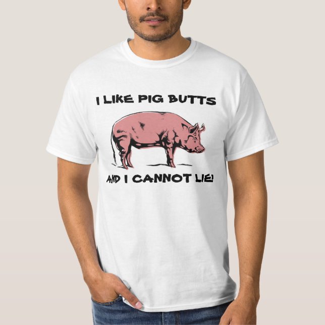 J'AIME LE T-SHIRT DE BOUTS DE PORC (Devant)